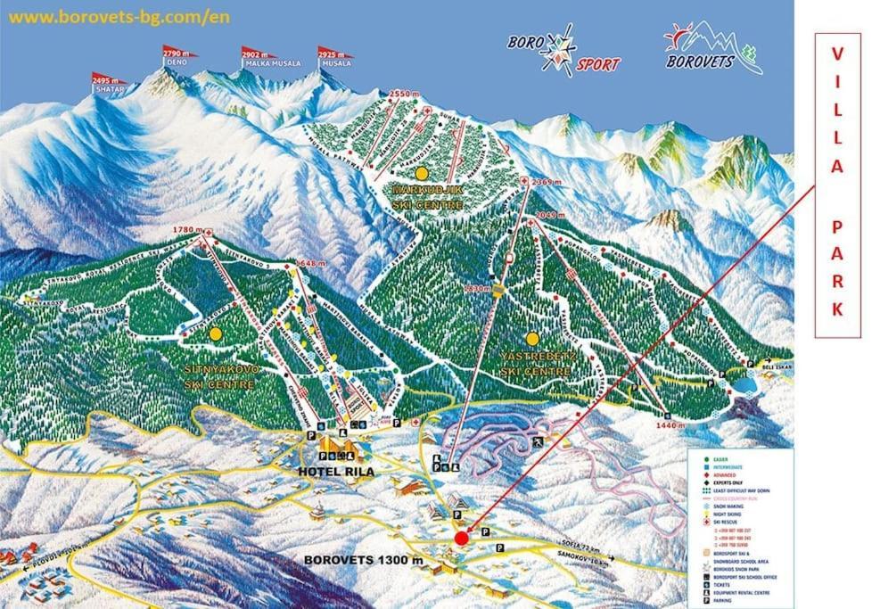 Villa Park - Beniart Studio - Nr 109 - Near Gondola Lift Borovets Esterno foto